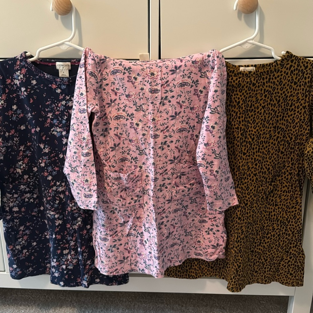 Crewcuts light weight girl dress bundle